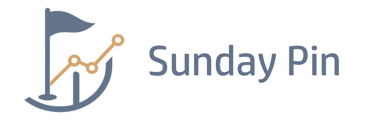 Sunday Pin Golf Statistics App Logo